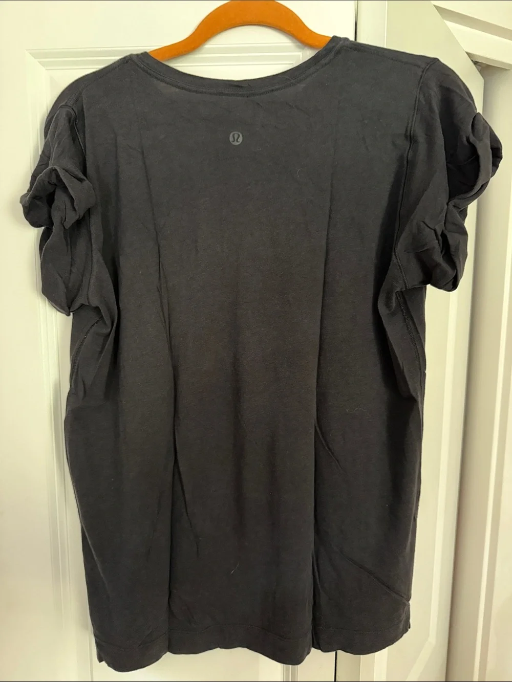 lululemon athletica Black Short Sleeve Tee with Cactus Graphic